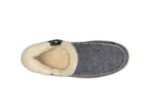 Lorin Hands-Free - Blue Herringbone Wool